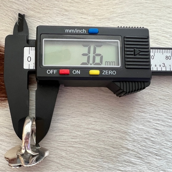 ❤️ Kingman Turquoise Decorative Statement Navajo Western Sterling Ring Sz 6.25 - Picture 16 of 16